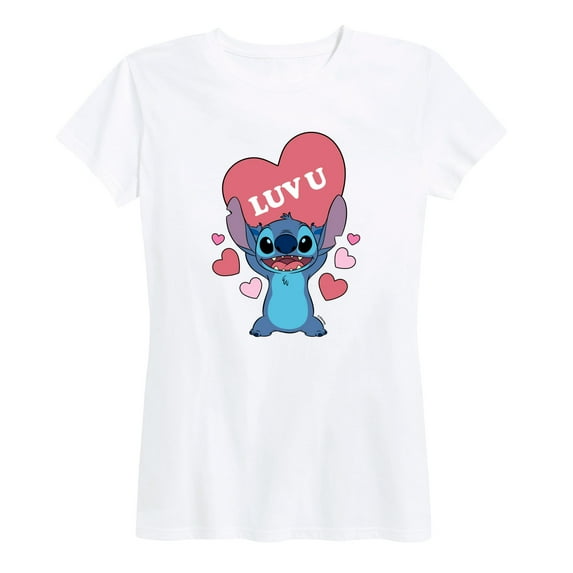 Lilo & Stitch - Luv U - Women's Short Sleeve Graphic T-Shirt