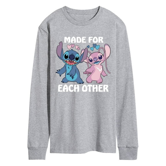 Lilo & Stitch - Made For Each Other - Men's Long Sleeve T-Shirt