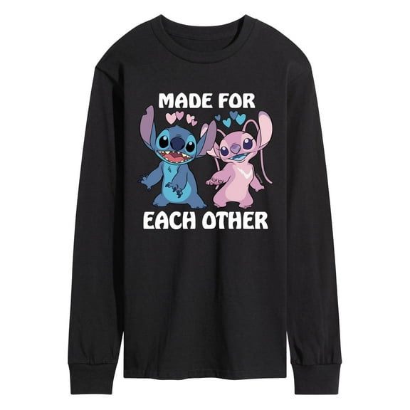 Lilo & Stitch - Made For Each Other - Men's Long Sleeve T-Shirt