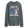 thumbnail image 1 of Lilo & Stitch - Made For Each Other - Men's Long Sleeve T-Shirt, 1 of 5