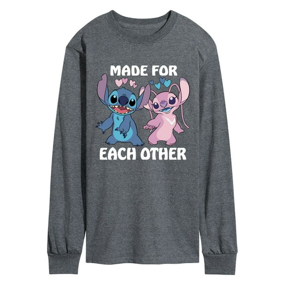 Lilo & Stitch - Made For Each Other - Men's Long Sleeve T-Shirt