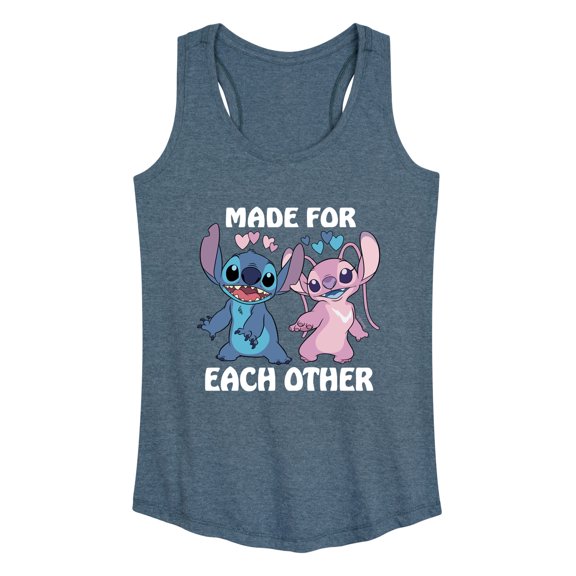Lilo & Stitch - Made For Each Other - Women's Racerback Tank Top