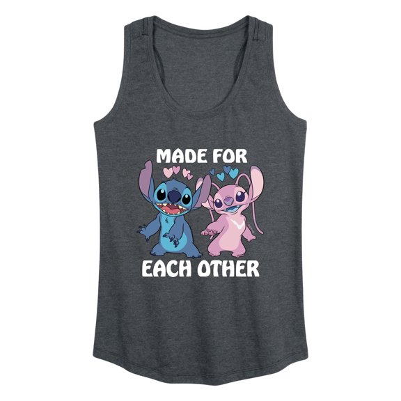 Lilo & Stitch - Made For Each Other - Women's Racerback Tank Top