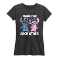 thumbnail image 1 of Lilo & Stitch - Made For Each Other - Women's Short Sleeve Graphic T-Shirt, 1 of 5