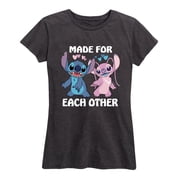 Lilo & Stitch - Made For Each Other - Women's Short Sleeve Graphic T-Shirt