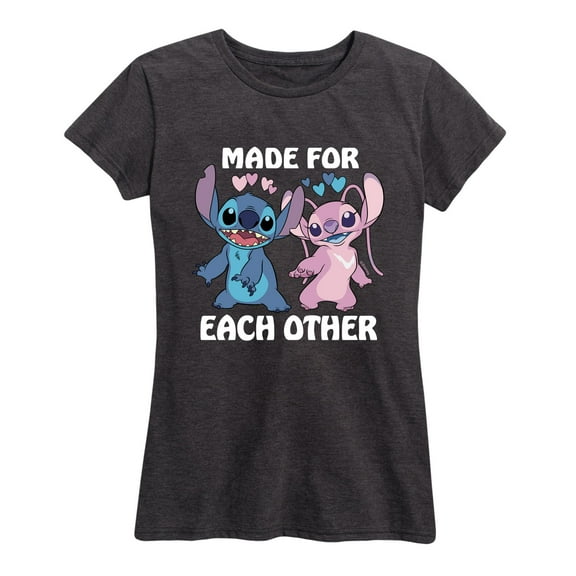 Lilo & Stitch - Made For Each Other - Women's Short Sleeve Graphic T-Shirt
