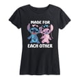 thumbnail image 1 of Lilo & Stitch - Made For Each Other - Women's Short Sleeve Graphic T-Shirt, 1 of 5