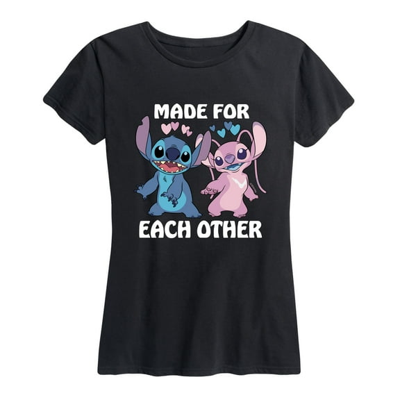 Lilo & Stitch - Made For Each Other - Women's Short Sleeve Graphic T-Shirt