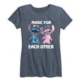 thumbnail image 1 of Lilo & Stitch - Made For Each Other - Women's Short Sleeve Graphic T-Shirt, 1 of 5