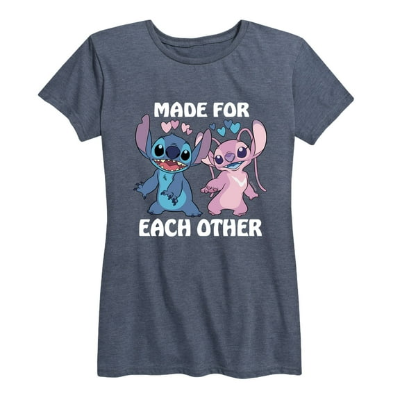 Lilo & Stitch - Made For Each Other - Women's Short Sleeve Graphic T-Shirt