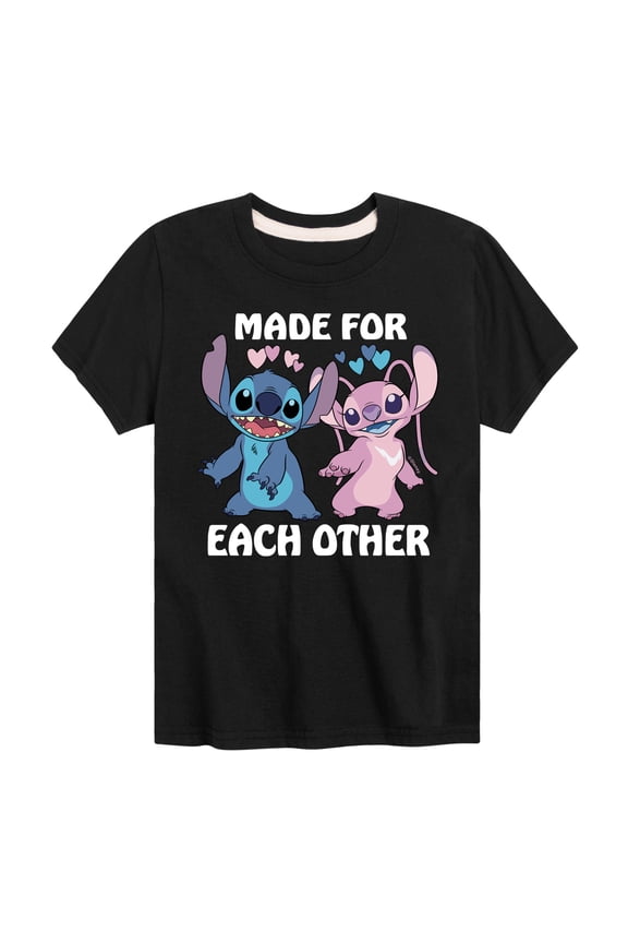 - Made For Each Other - Youth Boys Short Sleeve Graphic T-Shirt