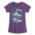 thumbnail image 1 of Lilo & Stitch - Making Merry Memories - Girls Fitted Short Sleeve Tee, 1 of 5