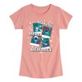 thumbnail image 1 of Lilo & Stitch - Making Merry Memories - Girls Fitted Short Sleeve Tee, 1 of 5