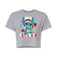 thumbnail image 1 of Lilo & Stitch - Mele Kalikimaka - Juniors Cropped Cotton Blend T-Shirt, 1 of 5