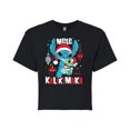 thumbnail image 1 of Lilo & Stitch - Mele Kalikimaka - Juniors Cropped Cotton Blend T-Shirt, 1 of 5