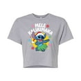 thumbnail image 1 of Lilo & Stitch - Mele Kalikimaka - Juniors Cropped Cotton Blend T-Shirt, 1 of 5
