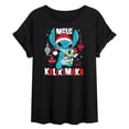 thumbnail image 1 of Lilo & Stitch - Mele Kalikimaka - Juniors Ideal Flowy Muscle T-Shirt, 1 of 5