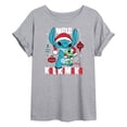 thumbnail image 1 of Lilo & Stitch - Mele Kalikimaka - Juniors Ideal Flowy Muscle T-Shirt, 1 of 5