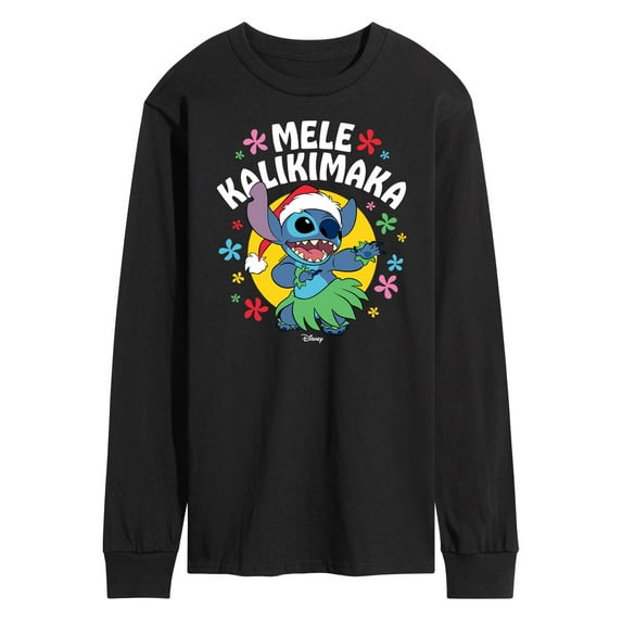 Lilo & Stitch - Mele Kalikimaka - Men's Long Sleeve T-Shirt