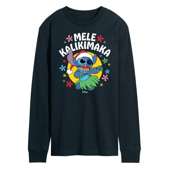 Lilo & Stitch - Mele Kalikimaka - Men's Long Sleeve T-Shirt