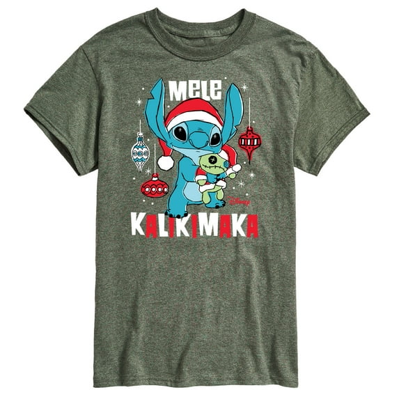 Lilo & Stitch - Mele Kalikimaka - Men's Short Sleeve Graphic T-Shirt