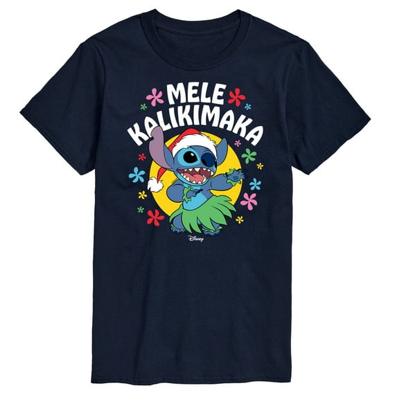 Lilo & Stitch - Mele Kalikimaka - Men's Short Sleeve Graphic T-Shirt