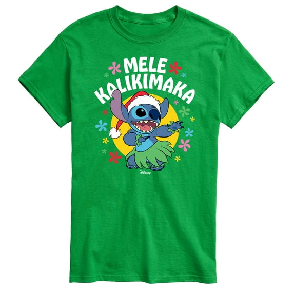 Lilo & Stitch - Mele Kalikimaka - Men's Short Sleeve Graphic T-Shirt