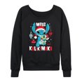 thumbnail image 1 of Lilo & Stitch - Mele Kalikimaka - Women's Lightweight French Terry Long Sleeve Shirt, 1 of 5