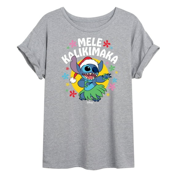 Lilo & Stitch - Mele Kalikimaka - Women's Oversized T-Shirt