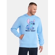 Lilo & Stitch, Men's & Big Men's Graphic Hoodie, Why Tho, Sizes XS-5XL