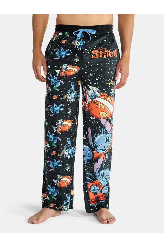 Lilo and Stitch Men's and Big Men's Split Leg Graphic Pants, Sizes S-2XL
