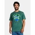 thumbnail image 1 of St. Patrick's Day Men's and Big Men's Disney Lilo & Stitch Graphic Tee Shirt, Sizes XS-5XL, 1 of 5
