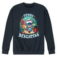 thumbnail image 1 of Lilo & Stitch - Merry Beachmas - Men's Crew Neck Fleece Pullover, 1 of 5