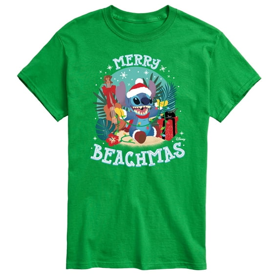 Lilo & Stitch - Merry Beachmas - Men's Short Sleeve Graphic T-Shirt