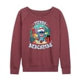 thumbnail image 1 of Lilo & Stitch - Merry Beachmas - Women's Lightweight French Terry Long Sleeve Shirt, 1 of 5