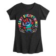 thumbnail image 1 of Lilo & Stitch - Merry Everything - Girls Fitted Short Sleeve Tee, 1 of 5