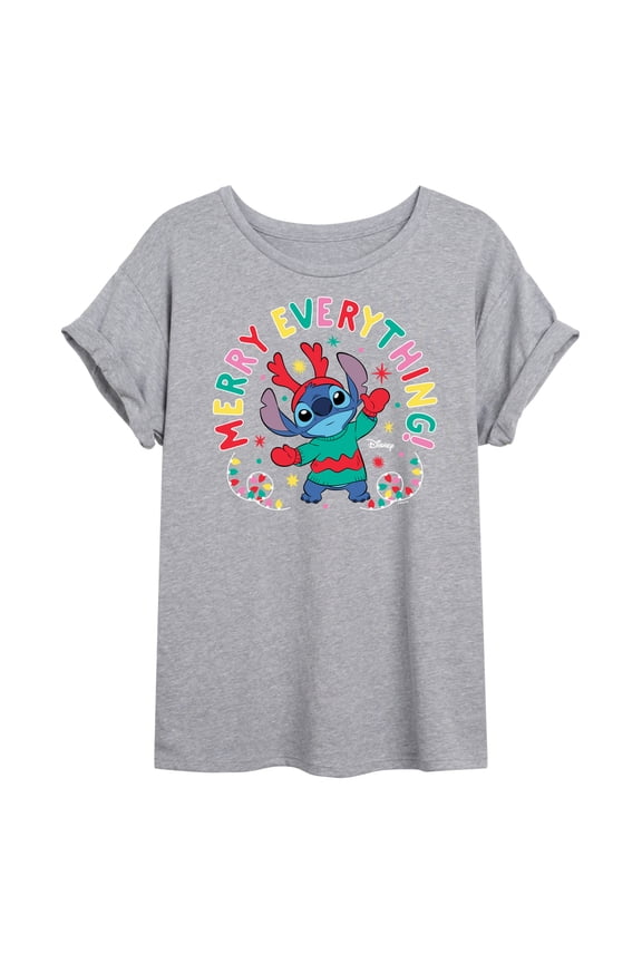 - Merry Everything - Juniors Ideal Flowy Muscle T-Shirt