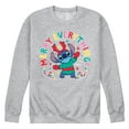 thumbnail image 1 of Lilo & Stitch - Merry Everything - Men's Crew Neck Fleece Pullover, 1 of 5
