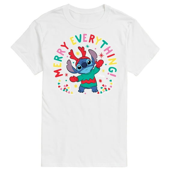 Lilo & Stitch - Merry Everything - Men's Short Sleeve Graphic T-Shirt