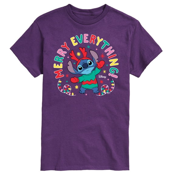 Lilo & Stitch - Merry Everything - Men's Short Sleeve Graphic T-Shirt