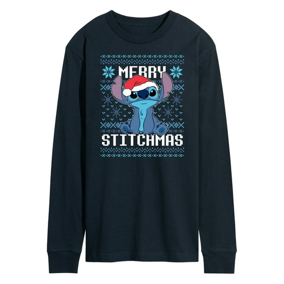 Lilo & Stitch - Merry Stitchmas - Men's Long Sleeve T-Shirt