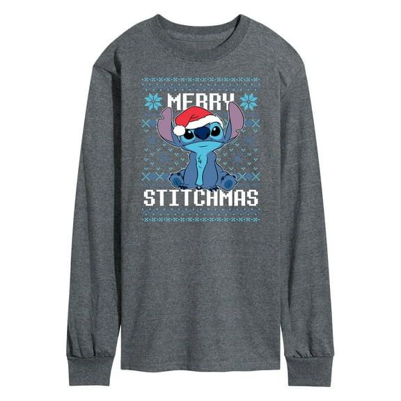 Lilo & Stitch - Merry Stitchmas - Men's Long Sleeve T-Shirt