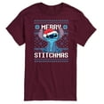 thumbnail image 1 of Lilo & Stitch - Merry Stitchmas - Men's Short Sleeve Graphic T-Shirt, 1 of 5