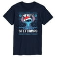 thumbnail image 1 of Lilo & Stitch - Merry Stitchmas - Men's Short Sleeve Graphic T-Shirt, 1 of 5