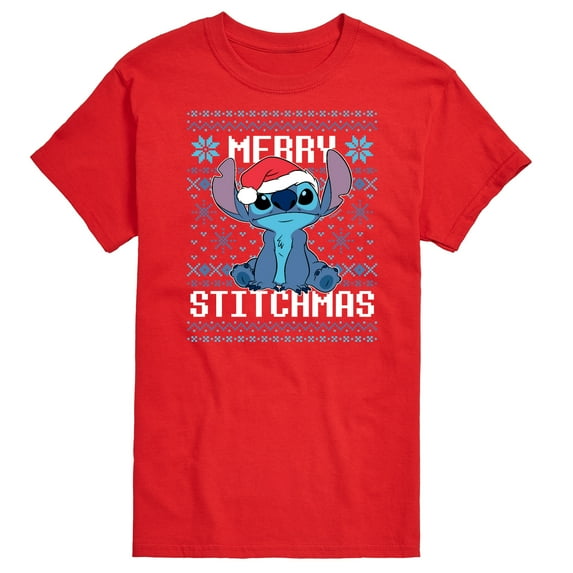 Lilo & Stitch - Merry Stitchmas - Men's Short Sleeve Graphic T-Shirt