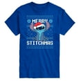 thumbnail image 1 of Lilo & Stitch - Merry Stitchmas - Men's Short Sleeve Graphic T-Shirt, 1 of 5