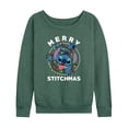 thumbnail image 1 of Lilo & Stitch - Merry Stitchmas - Women's French Terry Long Sleeve Pullover, 1 of 4