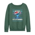 thumbnail image 1 of Lilo & Stitch - Merry Stitchmas - Women's Lightweight French Terry Long Sleeve Shirt, 1 of 5