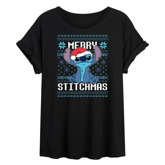 Lilo & Stitch - Merry Stitchmas - Women's Oversized T-Shirt