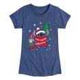 thumbnail image 1 of Lilo & Stitch - Merry Stitchmas - Youth Girls Fitted Short Sleeve T-Shirt, 1 of 4